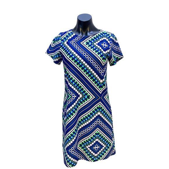 Jude Connally Geometric Print Dress XS - Picture 1 of 5